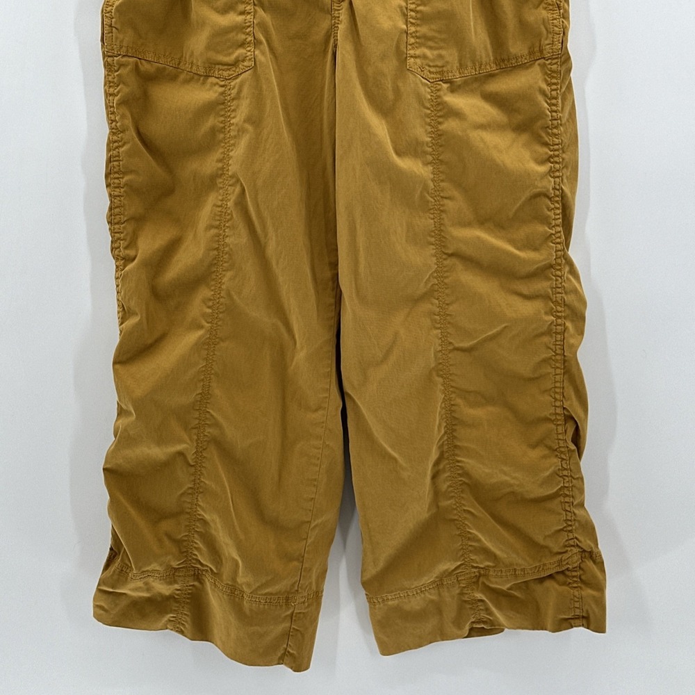 Anthropologie Pants Woman's 31 Cargo Look Wide Leg Baggy Canvas Look Ripstop - Picture 3 of 13